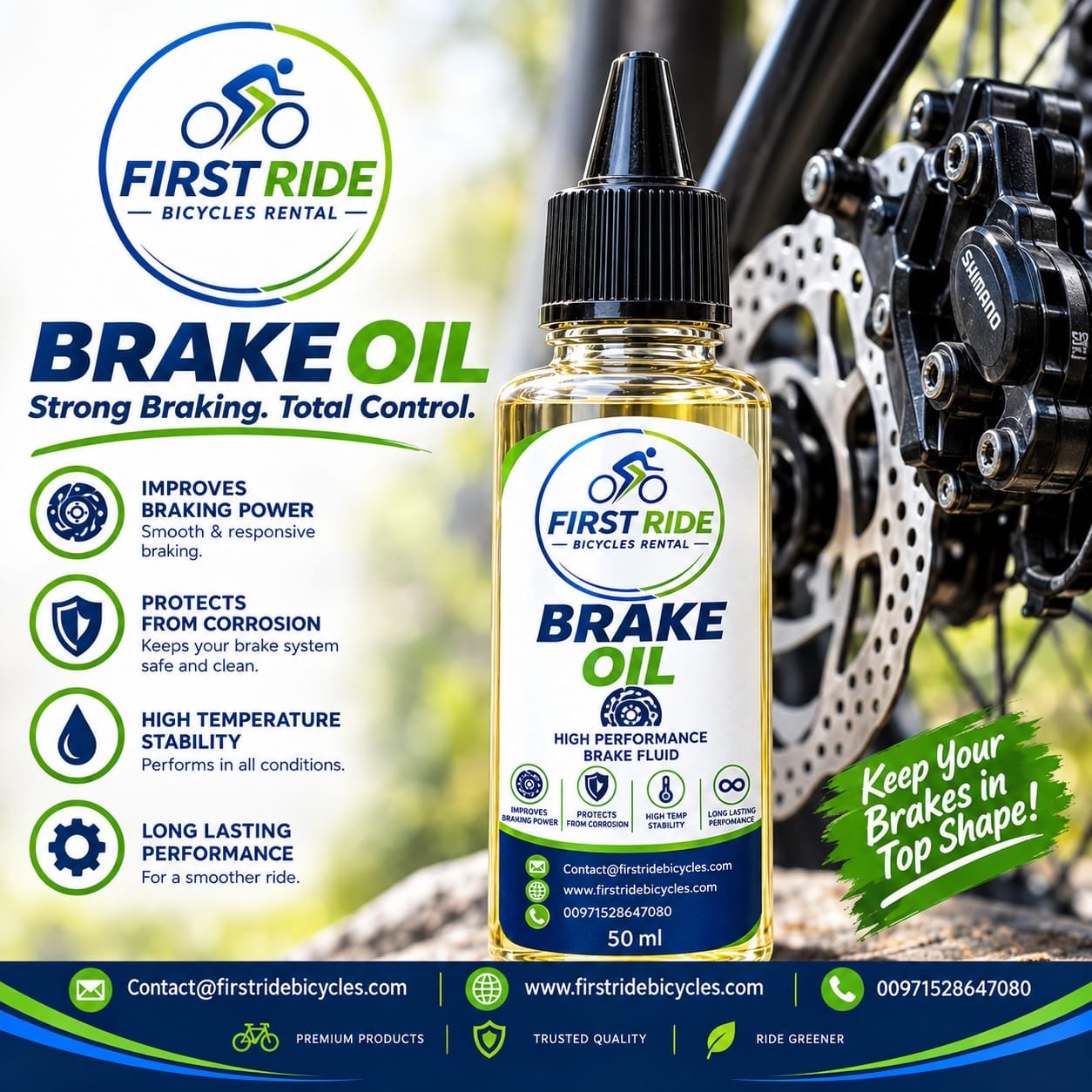 MolicSYN 8 Fully Synthetic oil Brake Fluid Mineral Oil for Shimano